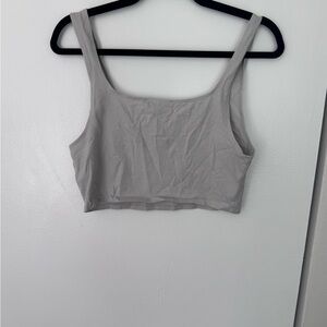 Gray Women's Crop Top